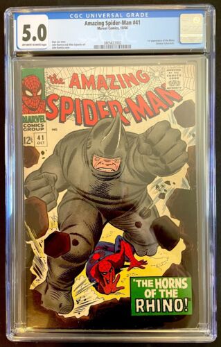 Amazing Spider-Man #41 CGC 5.0 - 1st appearance Rhino - Stan Lee & John Romita