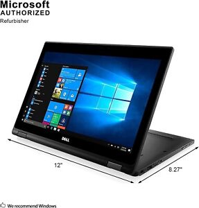 Dell Latitude 5289 2-in-1 Touchscreen Laptop i5 8GB 128GB SSD Win 10 Pro - Good