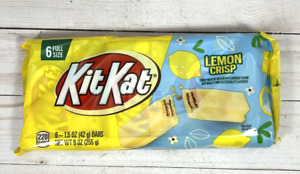 Kit Kat Lemon Crisp Candy Bars Limited Edition 1.5oz 6-Pack Bag BB:2/2025