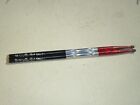 HOT STICKS Solid Hickory 5A (1) Set Red Black Holographic Great Condition