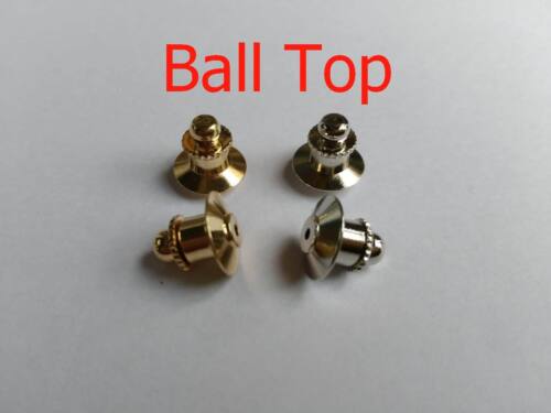 ball top locking lapel pin keepers backs clasp clutches savers holder fastener