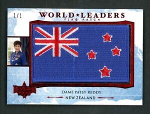 2020 Decision World Leaders Red Foil Dame Patsy Reddy New Zealand Patch 1/1