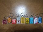 Vintage 1980s Funny Women's Keychain Lot Of 9 XL Keychains