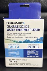 PotableAqua Chorine Dioxide Water Treatment Purification Liquid