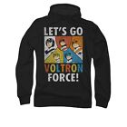 VOLTRON FORCE Licensed Adult Pullover Hooded Sweatshirt Hoodie SM-5XL