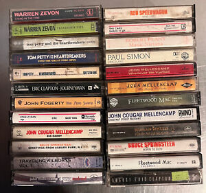 cassette tape lot. rock various