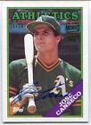 2016 Topps Archives Signature Jose Canseco AUTO 1988 15/24