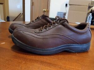 Mens Dunham Brown Waterproof Geniune Leather Upper Oxfords Size 12 6E