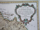 1752 ORIGINAL MAP ASIA INDIA PAKISTAN KASHMIR BENGAL GUJARAT DELHI LAHORE SIKHS
