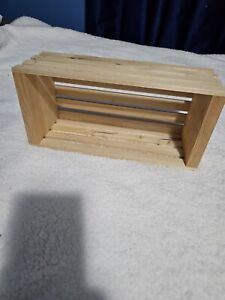 Small Wooden Crate 4 X 12 Decorative Fruit