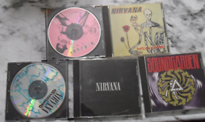 Nirvana Soundgarden Grunge 5 CD Lot Nevermind INCESTICIDE In Utero BADMOTORFINGE