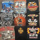 Huge Lot of 9 Harley Davidson Motorcycle Biker Shirts Bundle Vintage Graphic