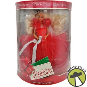 Barbie Happy Holidays 1988 Doll Limited Edition Multilingual Mattel 1703 NRFB