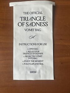 Triangle Of Sadness Vomit Bag