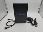 New ListingSony PlayStation 2 Fat PS2 Console Bundle-Black (SCPH-39001) Tested & Working