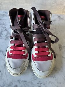Adidas Missy Elliott Respect M.E. Sneakers White, Pink & Plum W/ Ombre Laces