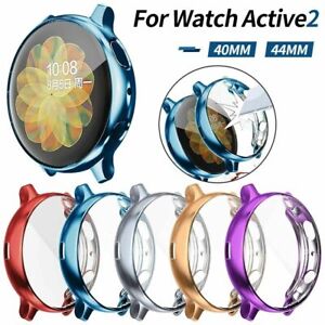 (2 Pack)TPU Screen Protector case For Samsung Galaxy Watch Active 2 40mm 44mm