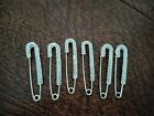 6 Pcs Silver Large Safety Pins Metal Kilt Scarf Brooch Safety Pin