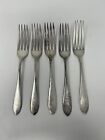 Sterling Silver Dinner Forks Set Of 5 178 Grams Mono B