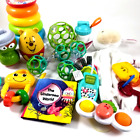Baby Toddler Toys Rattles Book Lovey Sensory Development Coordination (14 Pcs)
