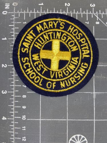 Vintage Saint Mary’s Hospital School of Nursing Patch Huntington West Virginia