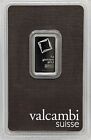 5 gram Platinum Bar - Valcambi- 999.5 Fine