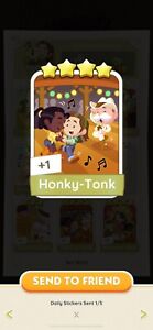 Honky-Tonk - Monopoly GO! 4⭐ Sticker (Read Description) Instant Delivery
