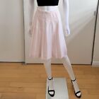 Vintage Pleated Skirt Knee Length Ballet Pink Size 0