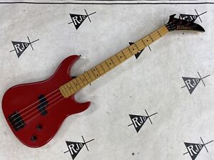 80’s Kramer ZX70 Electric Bass Guitar Red Maple EMG Select