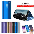 Smart Mirror Flip Cover View Phone Case Stand For Samsung A14 A52 A22 A30 A53