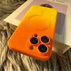 For iPhone 15 Pro Max 14 13 12 Luxury Gradient Mag safe Magnetic Case Lens Cover