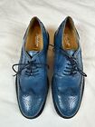 NWOB RARE FLORSHEIM ROYAL IMPERIAL BLUE LEATHER WINGTIP OXFORD 52754-10 SIZE 40
