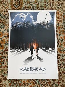 Radiohead Tour Poster 2012 Switzerland With Caribou Limited Edition 234/295