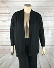 TRESICS Women's Black Long Sleeve Soft Essential Cardigan Sweater NWT 2X
