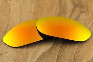 Orange Fire Red Iridium Mirrored Sunglass Lenses for Oakley Juliet Blue Tinted