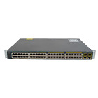 Cisco WS-C2960-48PST-S 48-Port Managed PoE Switch
