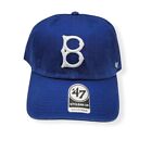 '47 Brooklyn Dodgers Clean Up Blue Adjustable Strap Hat Dad Cap