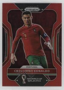 2022 Panini Prizm World Cup Qatar Red Prizm /399 Cristiano Ronaldo #175