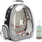 Bird Travel Backpack Carrier, Cage for Small to Medium Size Bird Parakeet Space