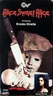 vhs video Alice, Sweet Alice Brooke Shields Vintage Horror Cult Classic