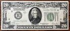 1928 A Twenty Dollar Bill $20 Federal Reserve Note “REDEEMABLE IN GOLD” #75208