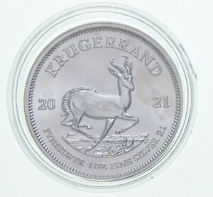 Better Date 2021 South Africa 1 Krugerrand 1 Oz. Silver World Coin- Silver *480