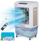 50L Portable Evaporative Air Cooler, 3-in-1 Ice Cooling Fan Humidifier w/ Remote