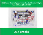 Michael Busch 2023 Topps Chrome Update Series Breaker Delight Case (10box) Break
