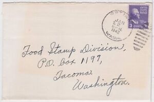 TurtlesTradingPost- Orting, Washington- 1942 Town Hand Cancel