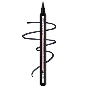 Maybelline Hyper Easy Liquid Pen No-Skip Eyeliner, Satin Finish, Waterproof Form