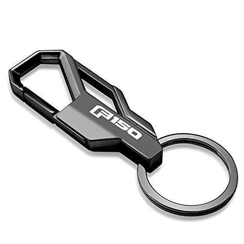 Ford F-150 2015 to 2019 Gunmetal Gray Snap Hook Luxury Metal Key Chain Keychain