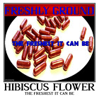 HIBISCUS FLOWER Powder Fresh Ground High In Vitamin C Antioxidant 100 Capsules