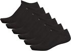 Adidas Men's Cushioned No Show Socks Size 6-12 Black 6 Pack