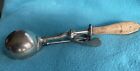 VINTAGE GILCHRIST NO. 31 WITH WOOD HANDLE ICE CREAM SCOOP  VERY GOOD CONDITION